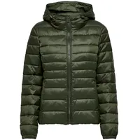 Only Damen Steppjacke ONLTAHOE Herbst Übergangsjacke mit Kapuze &