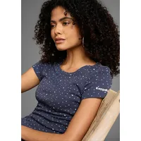 KangaROOS T-Shirt in marine-meliert | Gr.: 36/38,