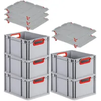 Proregal Eurobox NextGen Color mit Auflagedeckel & Schiebeschnappverschlüsse HxBxT