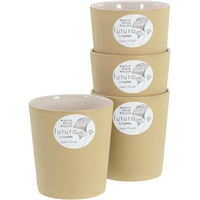 CreaTable Futuro Kaffeebecher 0,5 l Beige 4 St.