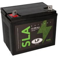 Landport AGM Batterie 12V 24Ah für Rasenmäher Rasentraktor LS