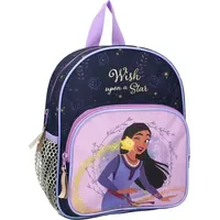 Disney Wish Lila Kinder Rucksack 29x23x8 cm mit Reißverschlussfach