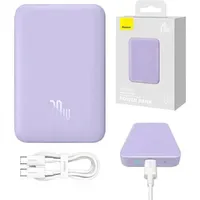 Baseus Magnetische Mini-Induktions-Powerbank 10000 mAh 20W + USB-C –