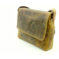 GREENBURRY Vintage Messenger Leder 34 cm braun