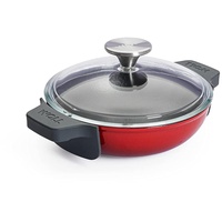 WOLL Iron Servierpfanne mit Deckel und Silikongriffen - Induktiv