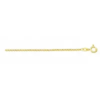 Adelia's Adeliás Damen 333 Gold Erbs Halskette Ø 1,5