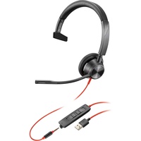 Poly Blackwire 3315 USB-A Headset - Schwarz