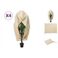 VidaXL Wintervlies mit Reißverschluss 4 Stk. 70 g/m2 3,14x2,5