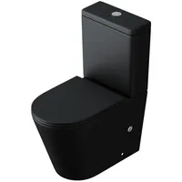 Doporro Design Stand WC spülrandlos inkl. Softclose Absenkautomatik 36x63x82cm