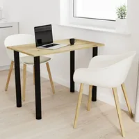 AKKE Artisan Eiche Tisch mit schwarze beine LxBxH: 100x60x74