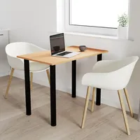 AKKE Bavaria Buche Tisch mit schwarze beine LxBxH: 100x60x74