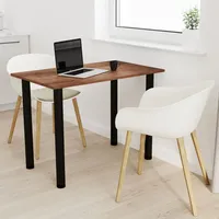 AKKE Antik Eiche Tisch mit schwarze beine LxBxH: 100x60x74