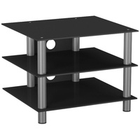 VCM Sindas TV-Rack Schwarzglas