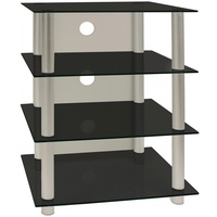 VCM Blados TV-Rack Alu/Schwarzglas