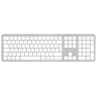 Macally BTWKEYMB-DE, erweiterte Quick-Switch Bluetooth Funk-Tastatur für Mac, PC,