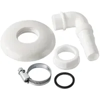 Xavax Siphonanschluss mit Überwurfmutter 220744 schwarz