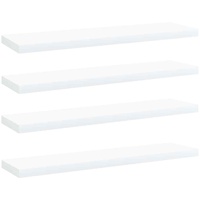 VidaXL Bücherregal-Bretter 4 Stk. Weiß 40x10x1,5 cm Holzwerkstoff