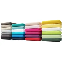 MY HOME Spannbettlaken Microfaser-Jersey 90 x 200 cm blau