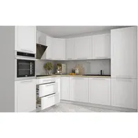 Feldmann-Wohnen Winkelküche L-Form 270 x 230 cm braun|weiß