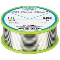 Felder Lötdraht ISO-Core® Clear 1,5 mm 100 g Sn100Ni+
