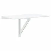 VidaXL Wand-Klapptisch Hochglanz-Weiß 100x60x56 cm Holzwerkstoff