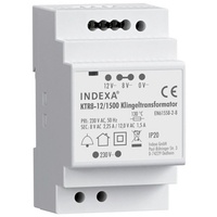 Pentatech 32126 Klingeltransformator 8 V/AC, 12 V/AC