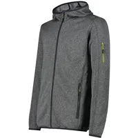 CMP 31h5007 Kapuzenfleece - Antracite / Moss - 2XL