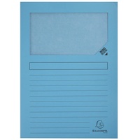 Exacompta 50162E 100er Pack Fenstermappen Super PEFC zertifiziert Karton