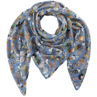 Codello Halstuch Damen, 140x140cm, 100% Polyester, dünnes Tuch mit