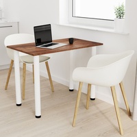 AKKE Antik Eiche Esstisch mit weiße beine LxBxH: 90x60x74