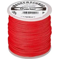 Overmann Maurerschnur L.100m D.1,7mm 35kg PE rot