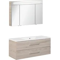 Fackelmann Waschtisch »Waschplatz-Set B.clever, 3-teilig braun