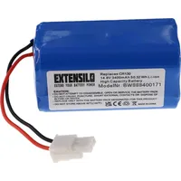 EXTENSILO Akku kompatibel mit Ecovacs Deebot CEN640, CEN646, CEN660,