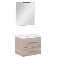 Fackelmann Waschtisch »Waschplatz-Set B.clever, 4-teilig, braun