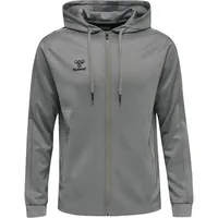 Hummel hmlCORE XK Poly Zip Hood Sweat - Grau