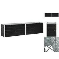 VidaXL Garten-Hochbeet Verzinkter Stahl 240 x 40 x 45