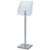 Showdown Displays Showdown Prospektständer mit variabler Fachaufteilung - Aluminium