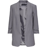 Pieces Damen Pcboss Noos 3/4 BLAZER Light Grey Melange,L