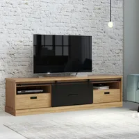 Forte Lowboard »KaszimiroTV-Board, TV-Schrank schwarz