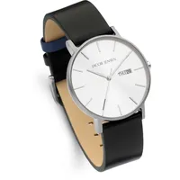 Jacob Jensen Herrenuhr Quarz Schwarz/Silberfarben 160