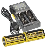 Nitecore Set Nitecore D2 Ladegerät + 2x Nitecore 18350