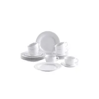 Kahla Pronto Kaffeeservice 18tlg. | weißes Kaffeeset für 6