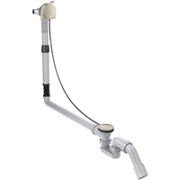 Hansgrohe Exafill Komplettset 58317820 Wanneneinlauf, Ab- und Überlaufgarnitur, brushed