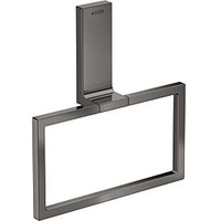 Hansgrohe Handtuchring Axor Uni Rectangular eckig, schwenkbar, polished black