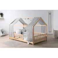 TICAA Hausbett Kim 100 x 200 cm Kiefer massiv