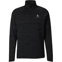 Odlo Herren Rolli Mid layer 1/2 zip STEAM, black