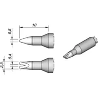 Jbc Lötspitze Serie C245 Sondertypen, C245118/0,4 mm, zum Kabel
