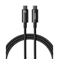 Baseus USB C Schnellladekabel 240W 1m (black)