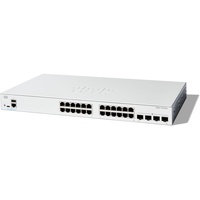 Cisco Catalyst 1300-24T-4G-Managed-Switch, 24-Port-GE, 4 x 1-GE-SFP, eingeschränkter Lebenszeitschutz