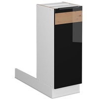 Vicco Kücheninsel Fame-Line Schwarz Eiche 30 cm ohne Arbeitsplatte